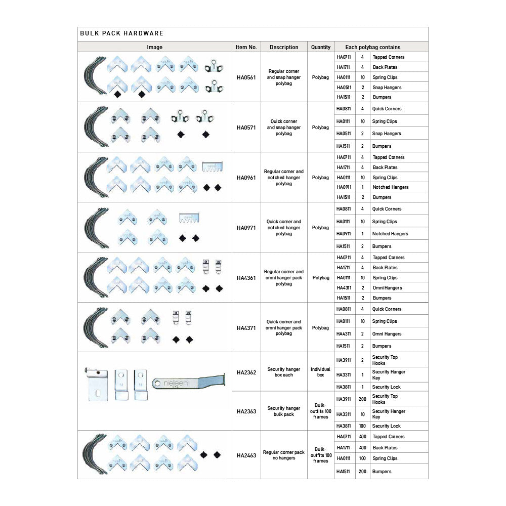 Nielsen Hardware Catalog